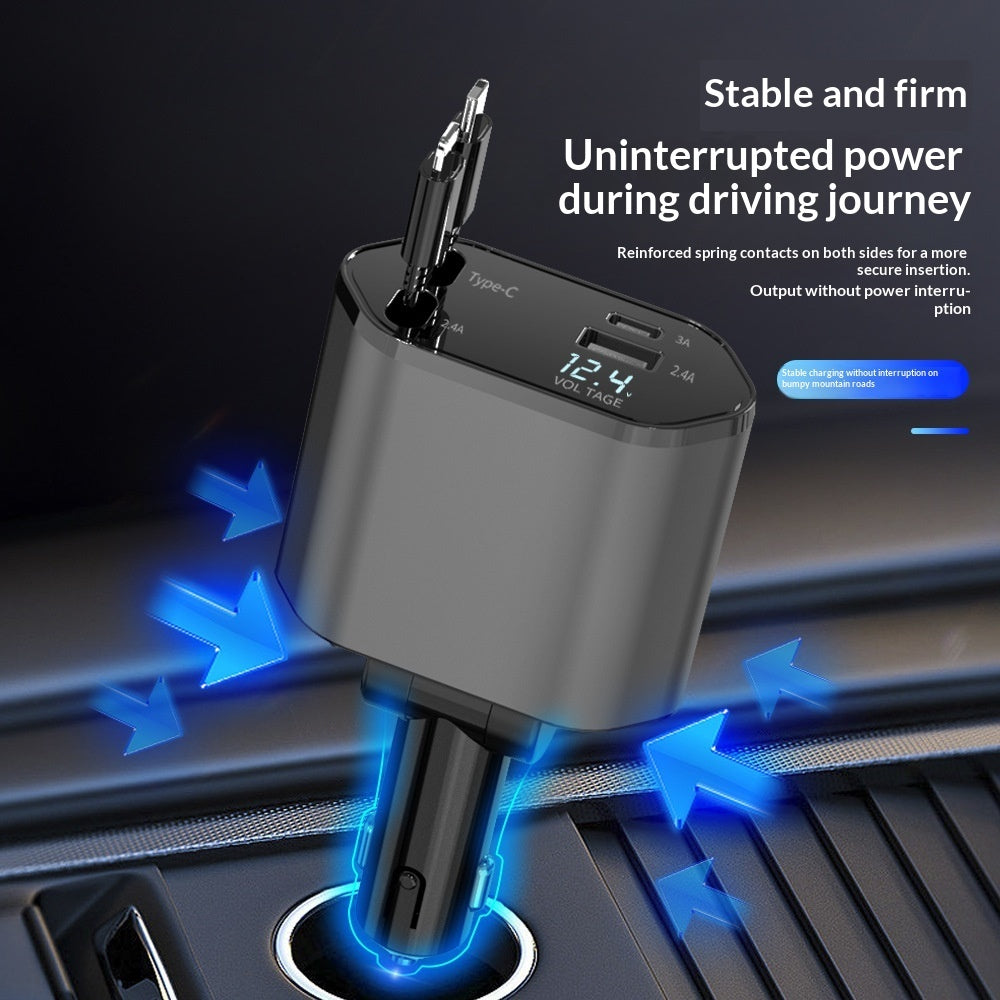 4-in-1 Car Charger Super Fast Charging
